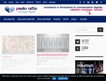 Tablet Screenshot of paoloratto.com